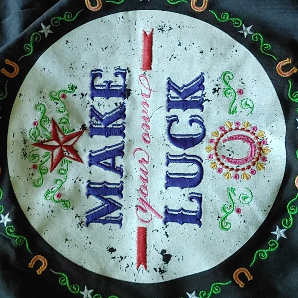 Alp N Rock polo shirt MAKE LUCK Sz.M Gray NWT - Picture 10 of 10